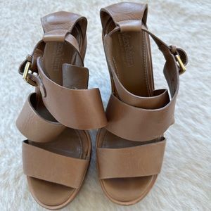 Max Mara wedge brown